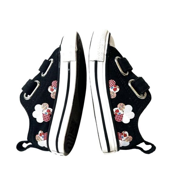 Converse Infant Girls 5 Black/Multicolor Balloons Print Snap On Low Top Sneakers - Picture 1 of 11